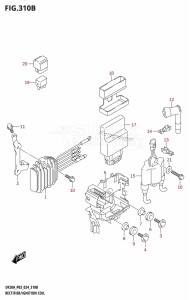 DF15A From 01504F-440001 (P03)  2024 drawing RECTIFIER /​ IGNITION COIL (DF9.9BT,DF9.9BTH)