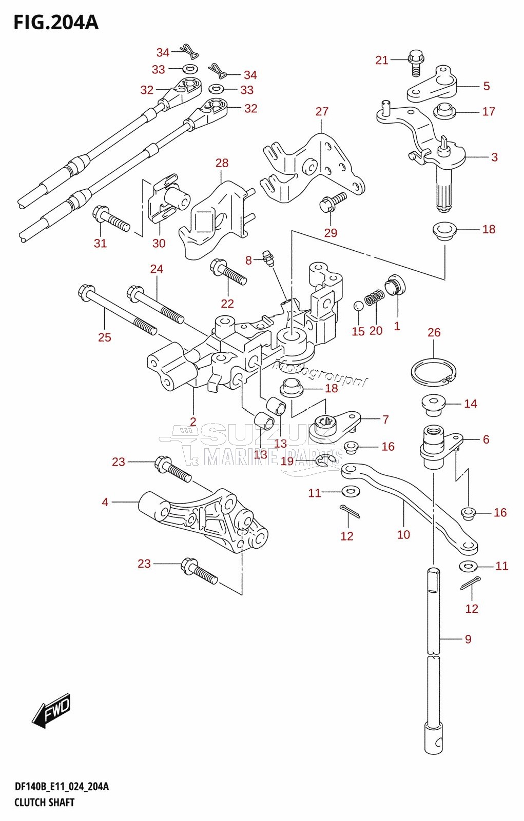 CLUTCH SHAFT