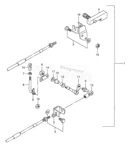 DT15 From 01501K-131001 ()  1991 drawing OPTIONAL : REMOTE CONTROL PARTS