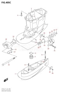 DF250ST From 25004F-240001 (E03)  2022 drawing DRIVE SHAFT HOUSING ((DF250T,DF250Z,DF225T,DF225Z,DF200T,DF200Z):XX-TRANSOM)