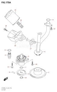 DF140BZG From 14004Z-240001 (E11 E40)  2022 drawing OIL PUMP