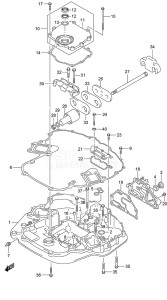 Outboard DF 225 drawing Engine Holder