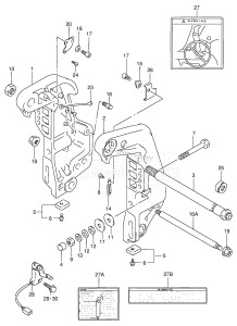 DT60 From 06002-861001 ()  1998 drawing CLAMP BRACKET (DT60WT)