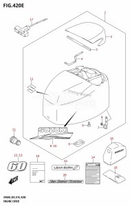 DF60A From 06003F-610001 (E03)  2016 drawing ENGINE COVER (DF60AVT:E03)