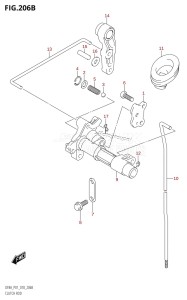 DF8A From 00801F-040001 (E01 P01   -)  2020 drawing CLUTCH ROD (DF8AR,DF9.9AR)