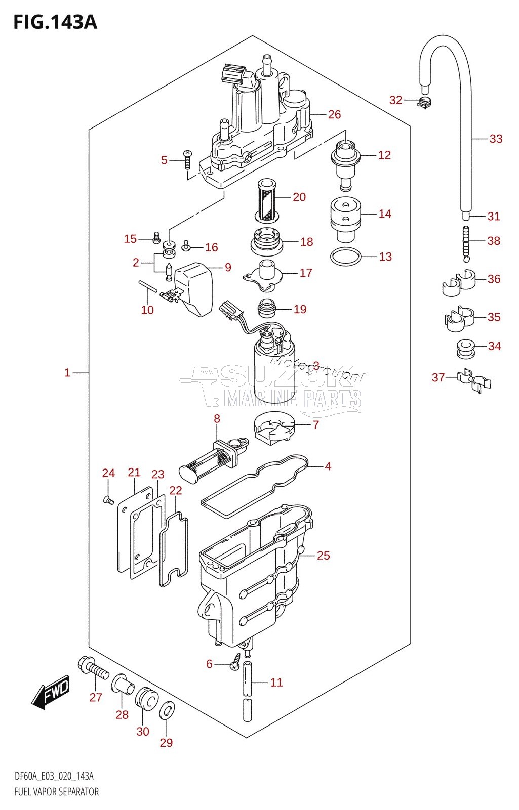 FUEL VAPOR SEPARATOR