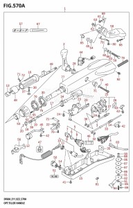 DF40A From 04005F-140001 (E34-Italy)  2021 drawing OPT:TILLER HANDLE (DF40A,DF50A)