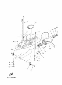 Z250FETOL drawing LOWER-CASING-x-DRIVE-2