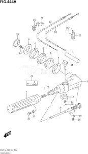 00403F-040001 (2020) 4hp P03-U.S.A (DF4A  DF4A) DF4A drawing TILLER HANDLE