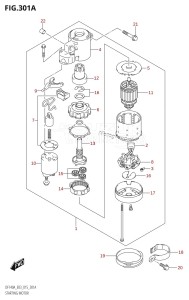 DF100A From 10003F-510001 (E03)  2015 drawing STARTING MOTOR