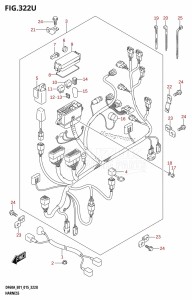 DF60A From 06002F-510001 (E01 E40)  2015 drawing HARNESS (DF60AVTH:E40)