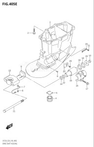 20002F-810001 (2018) 200hp E03-USA (DF200T) DF200 drawing DRIVE SHAFT HOUSING (DF250ST:X-TRANSOM)