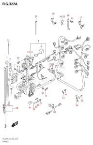 DF250 From 25005F-340001 (E40)  2023 drawing HARNESS (020,021)