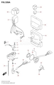 DF225Z From 22503Z-610001 (E01 E40)  2016 drawing PTT SWITCH /​ ENGINE CONTROL UNIT (DF200T:E01)