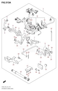 DF15A From 01504F-310001 (P03)  2013 drawing OPT:REMOTE CONTROL PARTS (DF9.9B:P03)