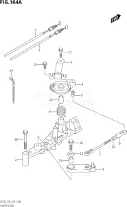 22503F-910001 (2019) 225hp E03-USA (DF225T) DF225T drawing THROTTLE ROD