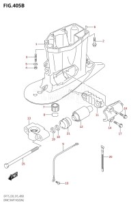 DF150 From 15002F-510001 (E03)  2015 drawing DRIVE SHAFT HOUSING (DF150TG:E03)