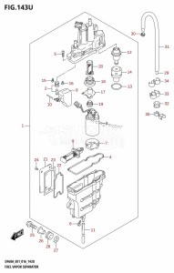 DF40A From 04003F-610001 (E01 E34)  2016 drawing FUEL VAPOR SEPARATOR (DF60AVTH:E40)