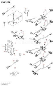 DF300A From 30002P-810001 (E01 E40)  2018 drawing OPT:HARNESS (1)