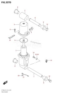 DF140A From 14003F-510001 (E40)  2015 drawing TRIM CYLINDER (DF115AZ:E01)