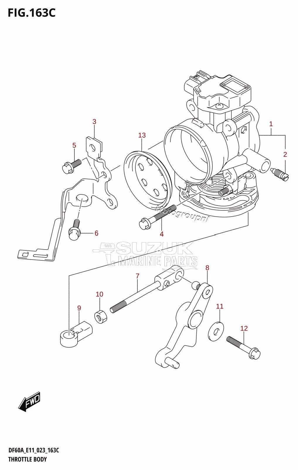 THROTTLE BODY (DF40AST,DF40ASVT)