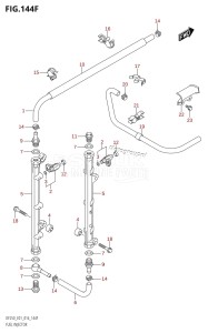 DF225T From 22503F-610001 (E01 E40)  2016 drawing FUEL INJECTOR (DF225T:E40)