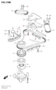 DF250ST From 25004F-240001 (E03)  2022 drawing TIMING CHAIN (DF250ST)