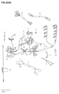 DF90 From 09001F-251001 (E01)  2002 drawing HARNESS