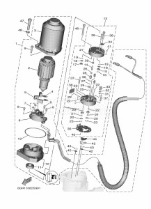 XF425NSA drawing TILT-SYSTEM-2