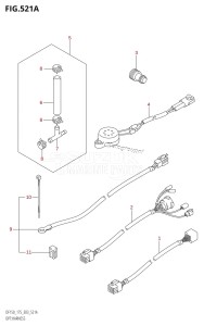 DF150 From 15001F-980001 (E03)  2009 drawing OPT:HARNESS (K6,K7)