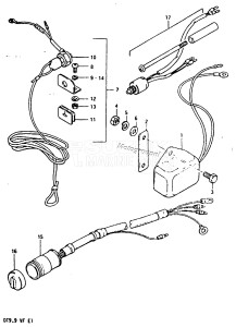 DT9.9 From 00993-406191-412879 ()  1984 drawing OPTIONAL : ELECTRICAL (3)