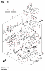 DF60AQH From 06002F-440001 (E11 - E40)  2024 drawing TILLER HANDLE (DF60A)