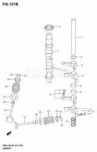 DF9.9A From 00994F-310001 (P01)  2013 drawing CAMSHAFT (DF8AR:P01)