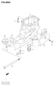 DF115T From 11501F-780001 (E03)  2007 drawing DRIVE SHAFT HOUSING