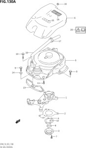 04001F-971001 (1999) 40hp E03-USA (DF40QHX  DF40TX) DF40 drawing OIL SEAL HOUSING (X,Y)