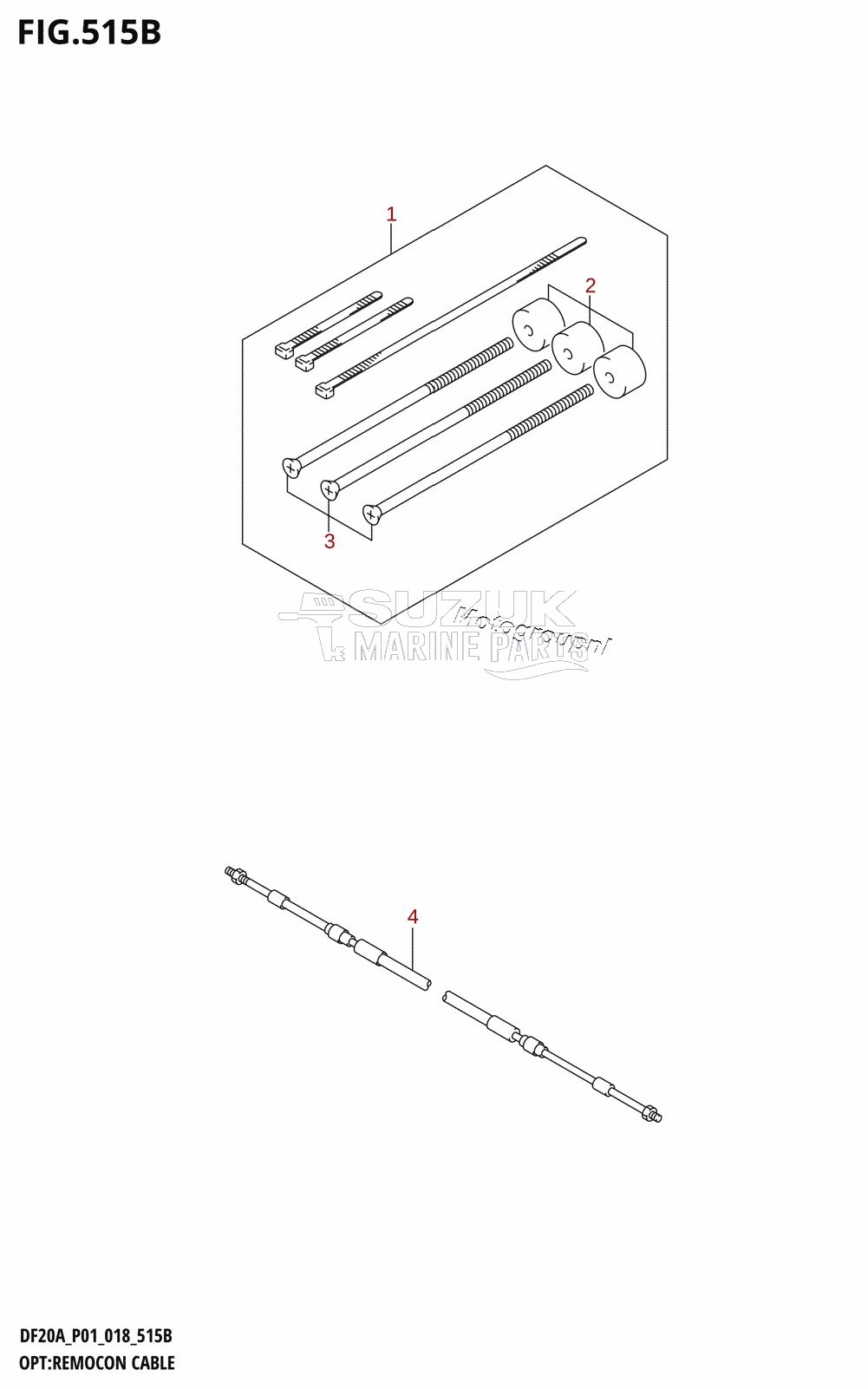 OPT:REMOCON CABLE (DF20A,DF20AR,DF20AT)