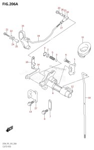 DF9.9A From 00994F-340001 (P01)  2023 drawing CLUTCH ROD (DF8A,DF9.9A)