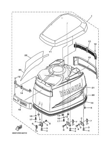 250GETOX drawing FAIRING-UPPER