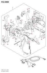 DF70A From 07003F-510001 (E01 E40)  2015 drawing OPT:REMOTE CONTROL (DF80A:E40)