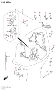 DF140BT From 14005F-240001 (E11 E40)  2022 drawing HARNESS (DF140BT,DF140BZ)