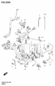 DF9.9B From 00995F-140001 (E01 P01   -)  2021 drawing HARNESS (DF9.9BTH,DF20ATH)