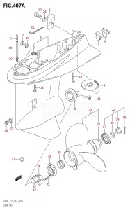 DF115Z From 11502Z-110001 (E01)  2011 drawing GEAR CASE (DF90T,DF100T,DF115T,DF115WT)