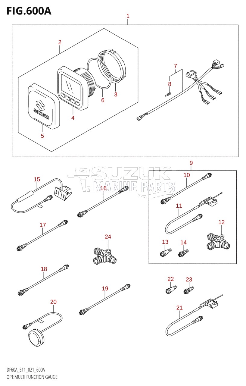 OPT:MULTI FUNCTION GAUGE (SEE NOTE)