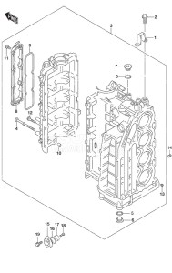 DF 115A drawing Cylinder Block