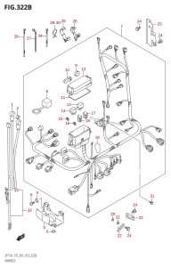 DF175Z From 17502Z-310001 (E01 E40)  2013 drawing HARNESS (DF150T:E40)