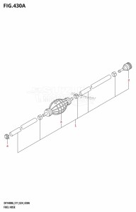 DF115BG From 11505F-440001 (E11 - E40)  2024 drawing FUEL HOSE