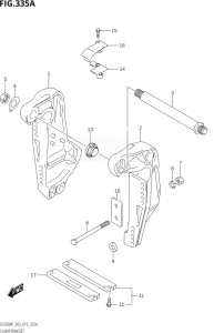 17503P-910001 (2019) 175hp E03-USA (DF175AP) DF175AP drawing CLAMP BRACKET