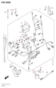 DF175TG From 17502F-610001 (E01 E40)  2016 drawing HARNESS (DF150TG:E40)