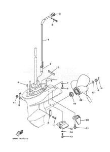 F15CMHS drawing PROPELLER-HOUSING-AND-TRANSMISSION-2