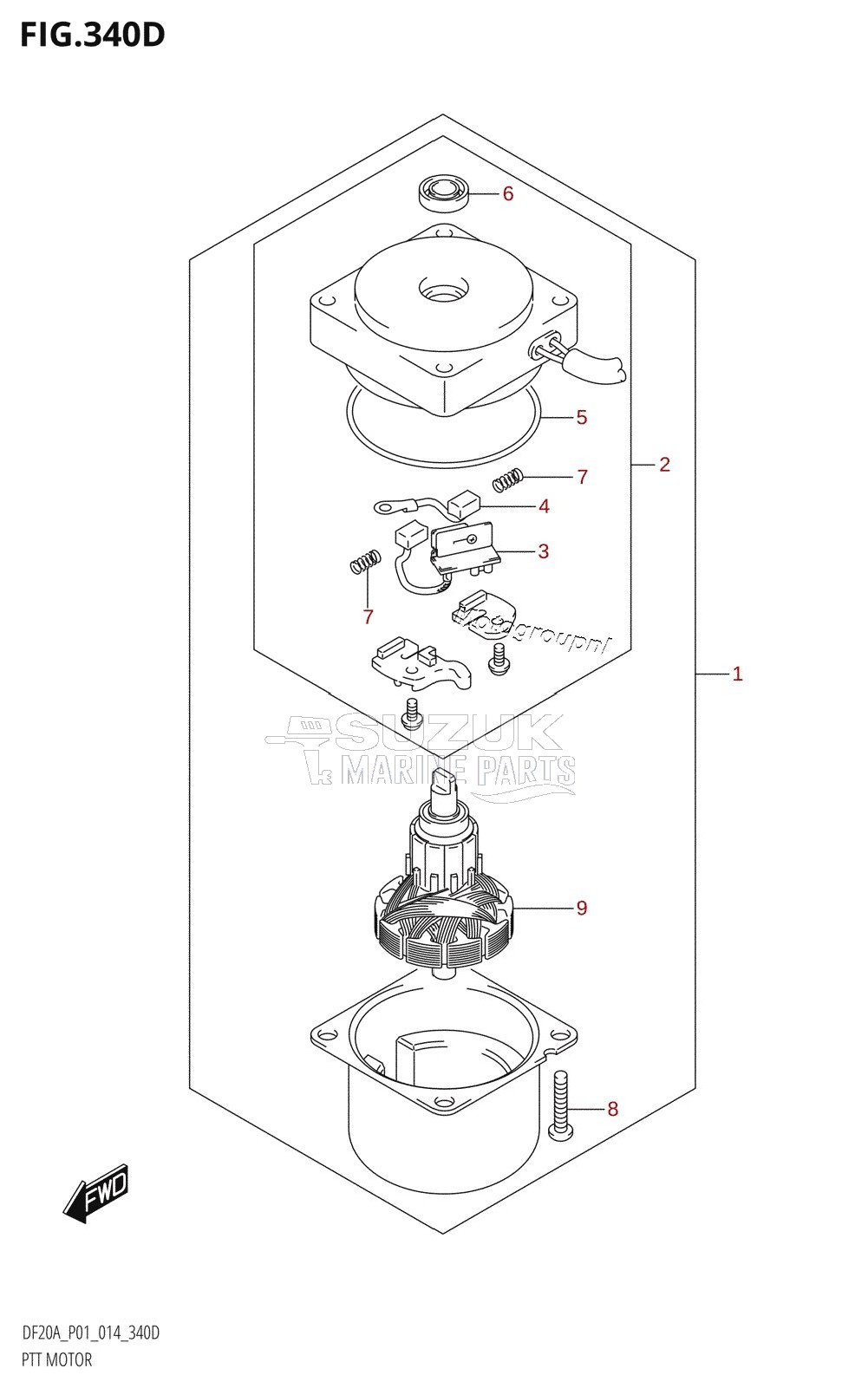 PTT MOTOR (DF20ATH:P01)